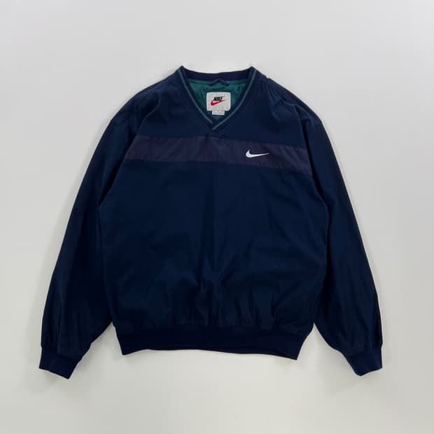 나이키 빈티지 V넥 풀오버 자켓