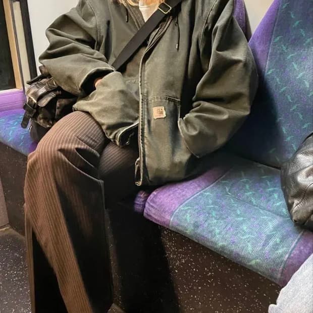 Vintage carhartt j28 모스그린 칼하트 워크자켓