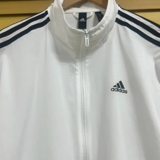 아디다스 남성 삼선 바람막이집업점퍼 집업자켓 XL