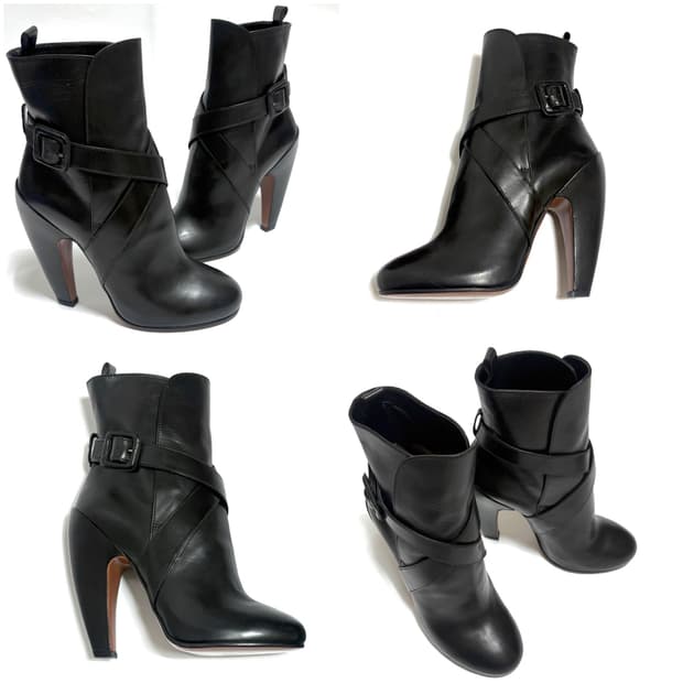 ALAIA 알라이아 부티힐 앵클부츠