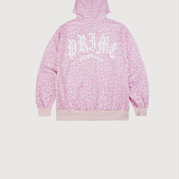 프라임멤버스 핑크 후드집업