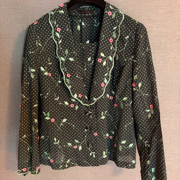 꽃무늬 블라우스 Japan