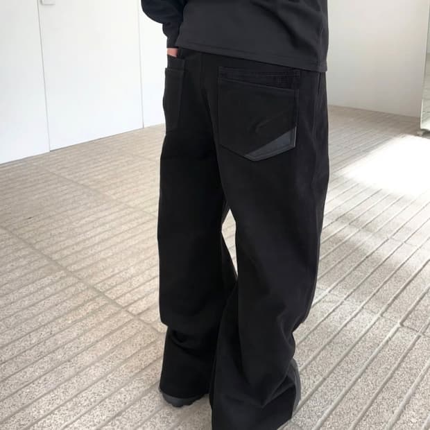 XLIM 01 TROUSERS BLACK S 새상품