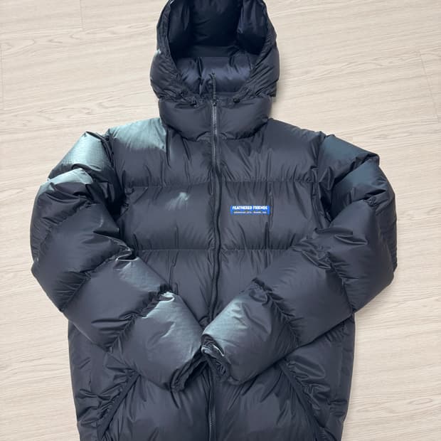 (시착만) 페더드 프렌즈 헬리오스 후드 L 블랙