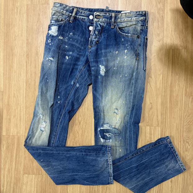 (46)디스퀘어드2 바이커진 바지