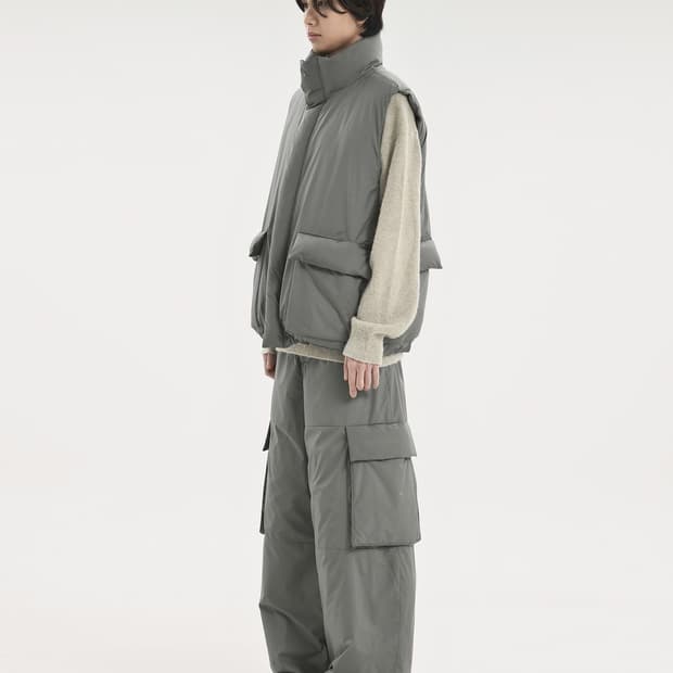 [4] 브라운야드 3피스 다운 셋업 올리브그레이