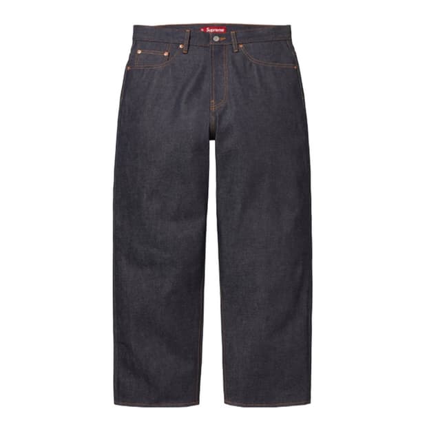 [36] 슈프림 배기 셀비지 진 리지드 인디고 25Fw