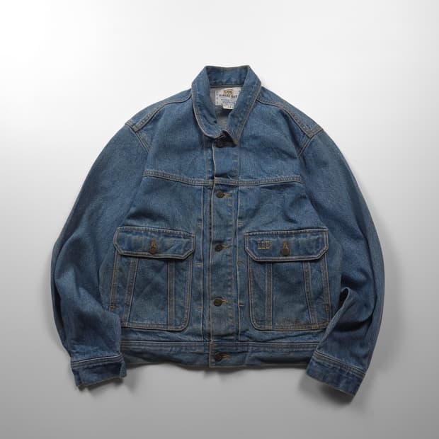 90s Lee 오리지널 2세대 데님 트러커 자켓 (90)
