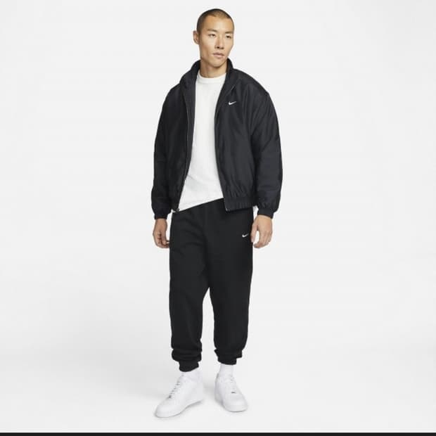 빅사이즈 나이키 스우시 사틴 봄버 자켓