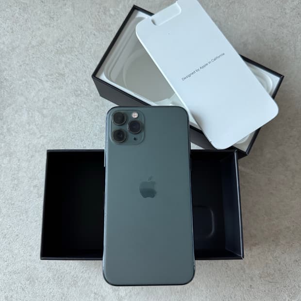 아이폰11프로 256기가 미드나잇 그린