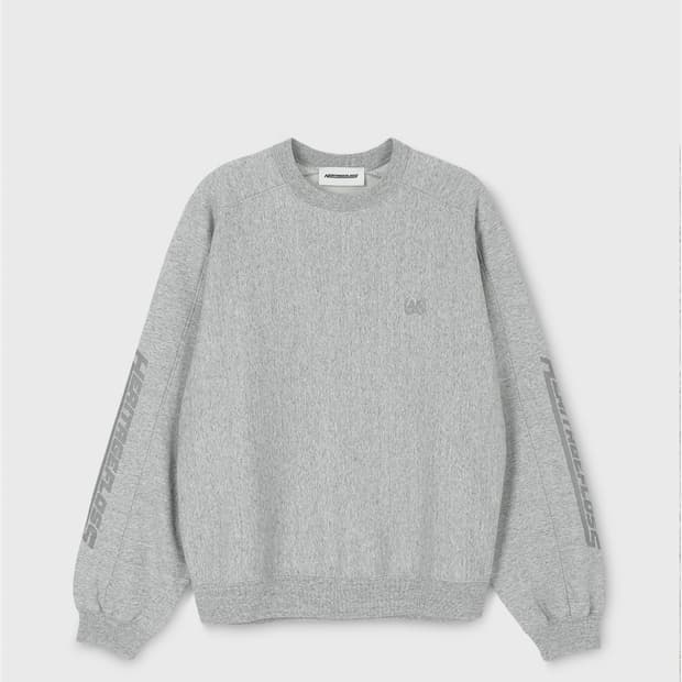 헤리티지플로스 그레이 맨투맨 티셔츠