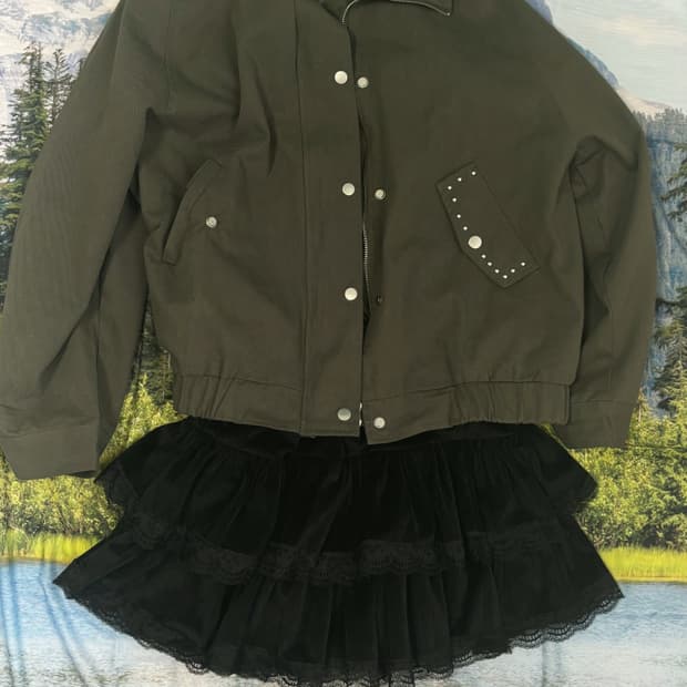 블랙 캉캉스커트(새제품)