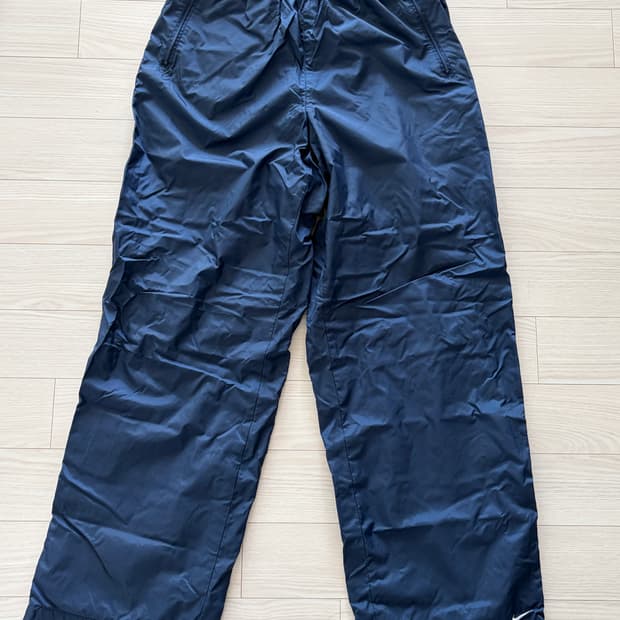 90-00s 올드 나이키 미니 스우시 네이비 팬츠 M (30-32)