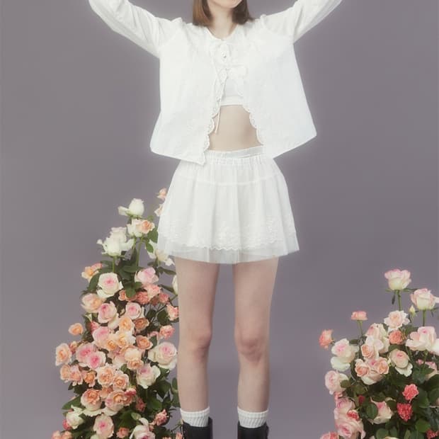 [마가린핑거스] LACE TUTU SKIRT PANTS