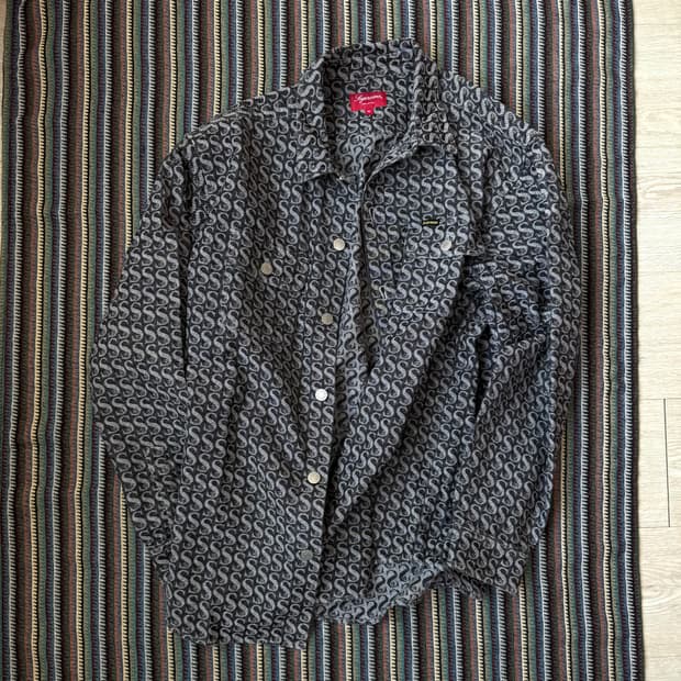 슈프림 모노그램 데님 자켓