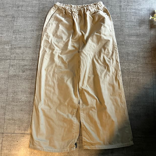 일본빈티지 하구미모리걸 아메카지할메카지 밴딩워크팬츠