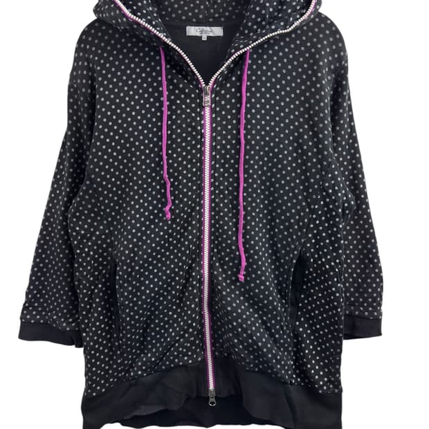 JPN 도트 풀집업 후디1524