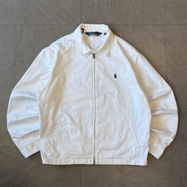 폴로 정품 화이트 스윙톱 자켓