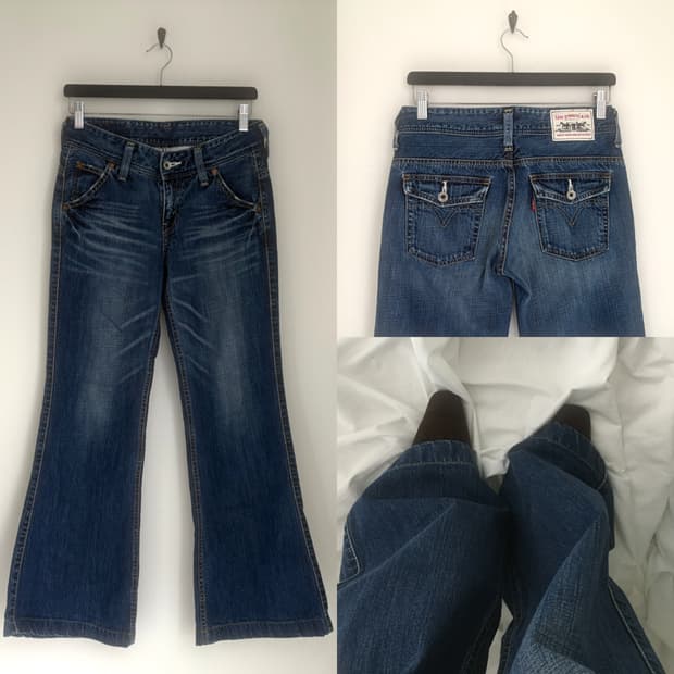 levi’s) low rise bootcut jeans