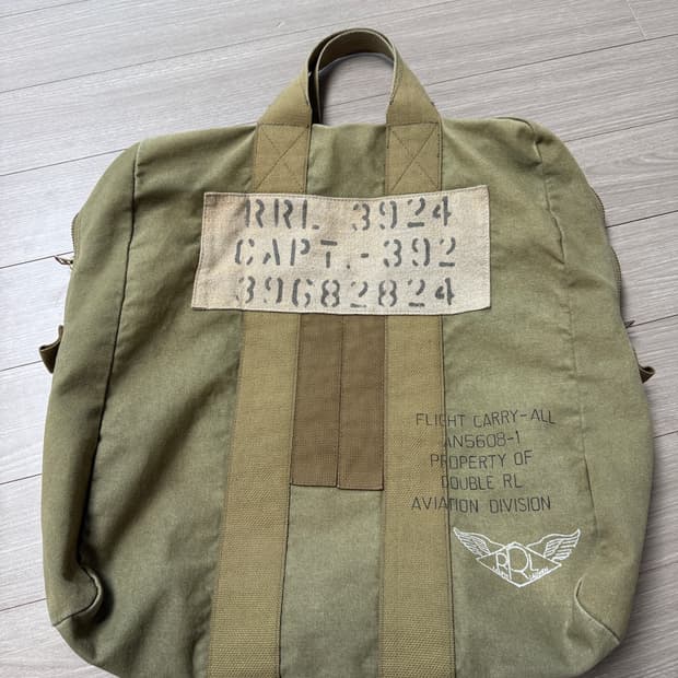 rrl 더블알엘 헬멧백