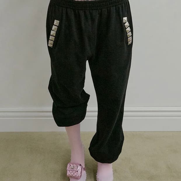 Napoleon Stud Sweatpants Black
