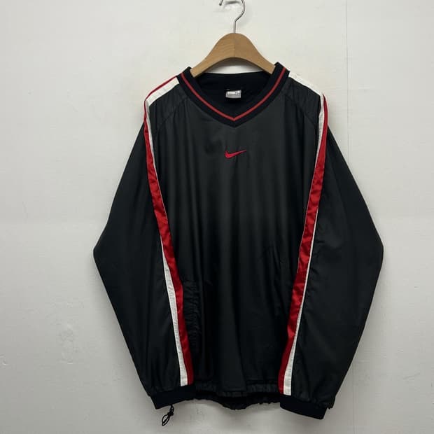 나이키 블랙 바람막이 풀오버 XL