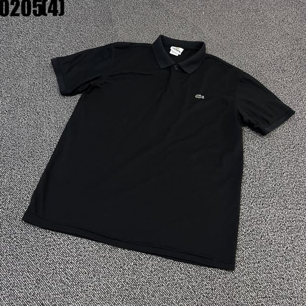 [6] 라코스테 블랙 반팔 카라 PK티 0205(4)