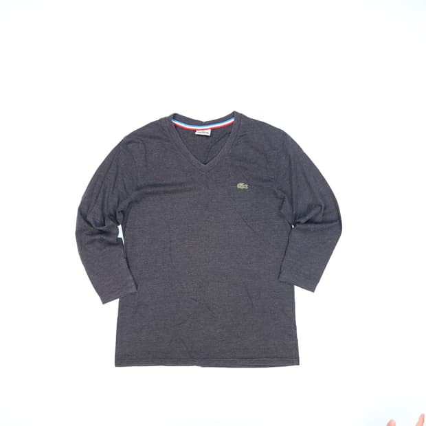 5 라코스테 브이넥 티셔츠 0716H2
