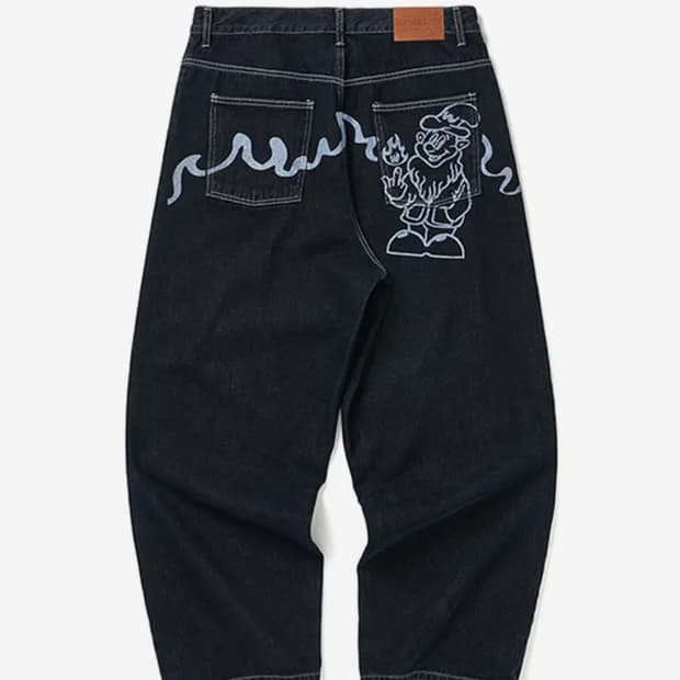M) DWARF DENIM PANTS (DENIM)