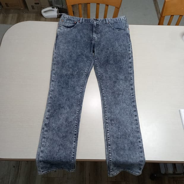 36 리바이스606 워싱 스판 슬림일자진 다크그레이 36-442