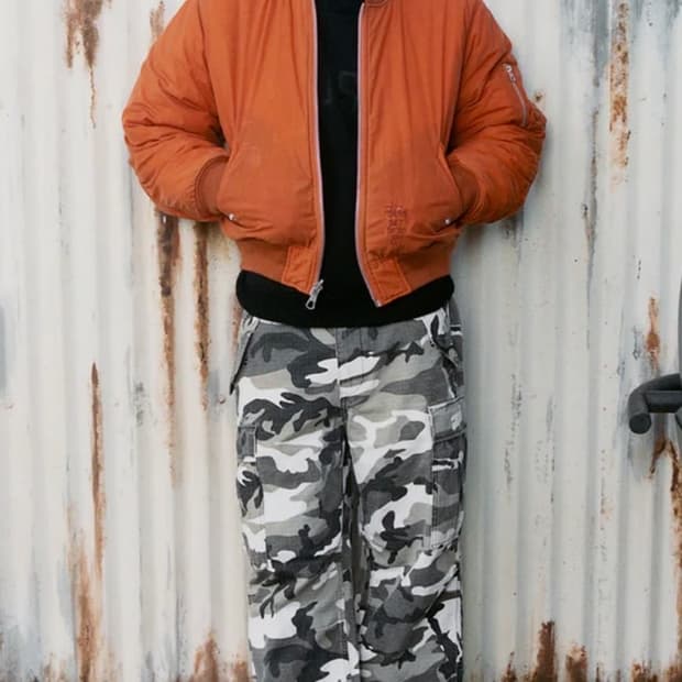 (30) 스투시 밀리터리 카고 스노우카모