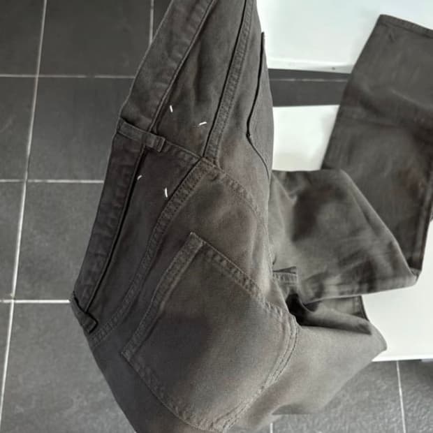 메종 마르지엘라 스티치 그레이 팬츠