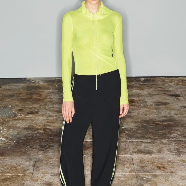 더오픈프로덕트(OPEN YY)테이퍼드 와이드 팬츠