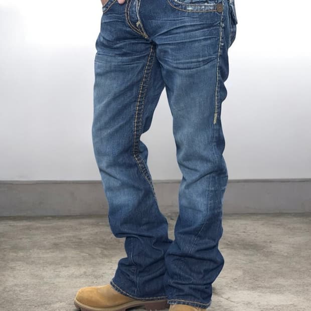 트루릴리젼 월드투어 조이 슈퍼티 플레어 부츠컷 데님팬츠