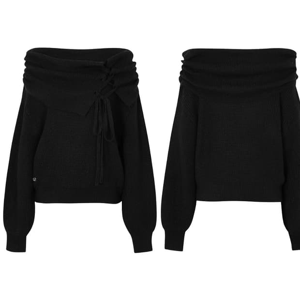 KAREN CORSET KNIT black