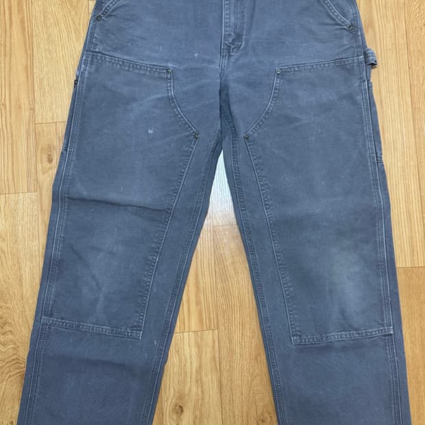 빈티지 칼하트 더블니 B136 그레이 GVL 32x32