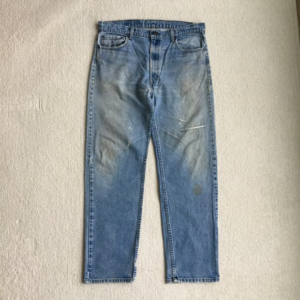 80‘s levis 505 레귤러 스트레이트 블랭크탭 굿에이징