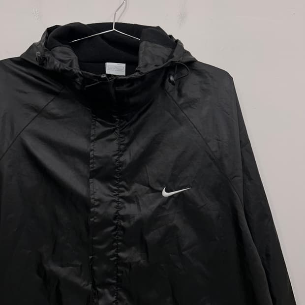 나이키 올드스쿨 래글런 글로시 후드 바람막이
