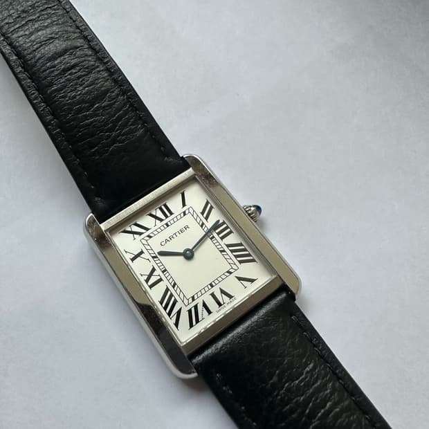까르띠에 탱크 라지 시계 이미테이션