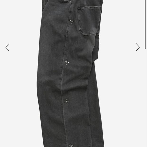 [4] 폴리테루 1011 리벳 고시마 데님 블랙팝니다.