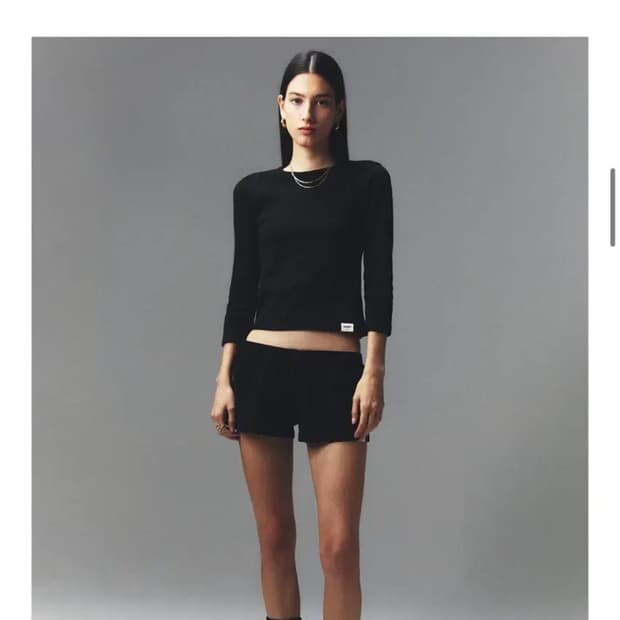 글로니 3/4 G CLASSIC TEE  블랙