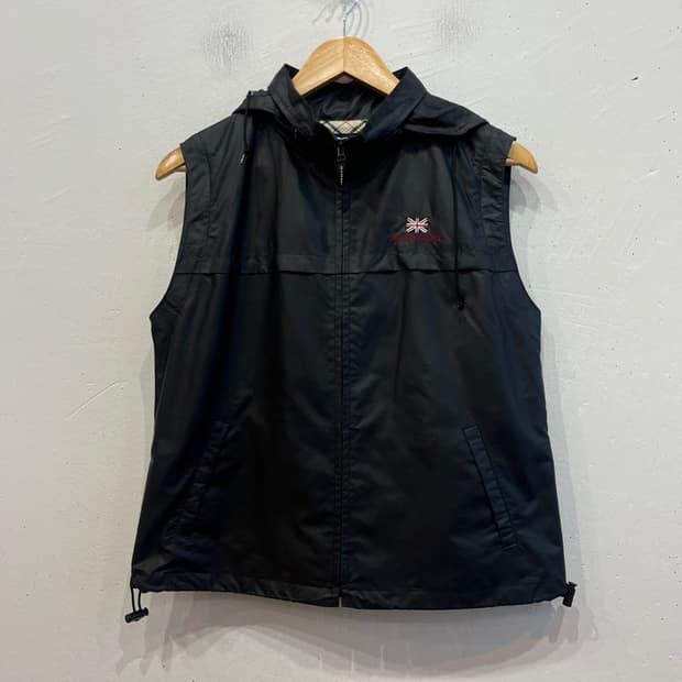 버버리 유니언잭 윈드 베스트 조끼 우먼즈