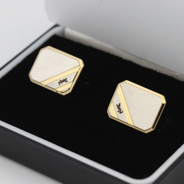 입생로랑 A+등급 남자 명품 커프스 빈티지