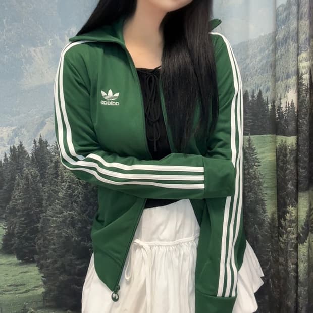 대장급 아디다스 파이어버드 초록 져지 85