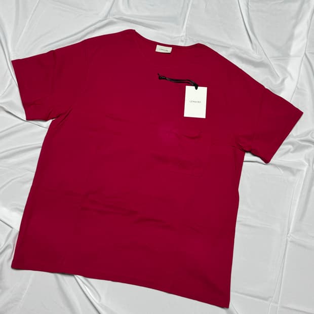 르메르 티셔츠 raspberry L