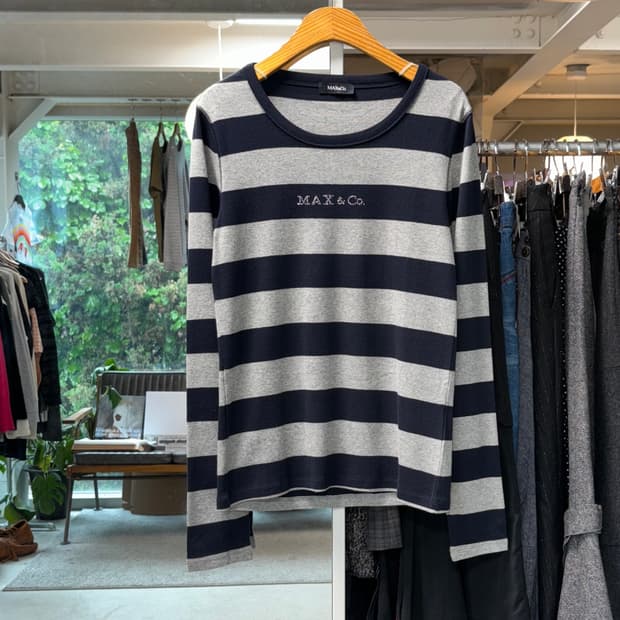Max&co 스트라이프 롱슬리브