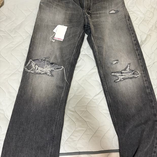 M) 카미야 디스트레스드 데님