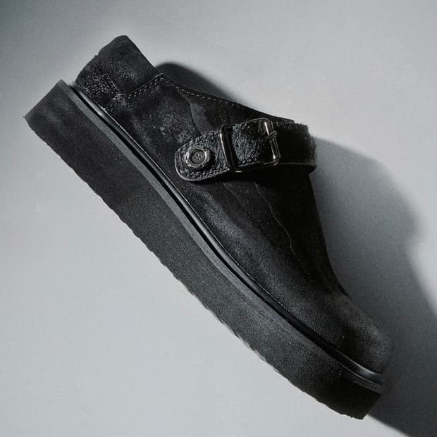 로맨틱무브x후디진호 하드보일드 슬라이드 뮬 블랙 280사이즈