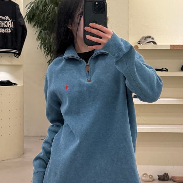 폴로 랄프로렌 포니 쿼터 집업 니트 U141