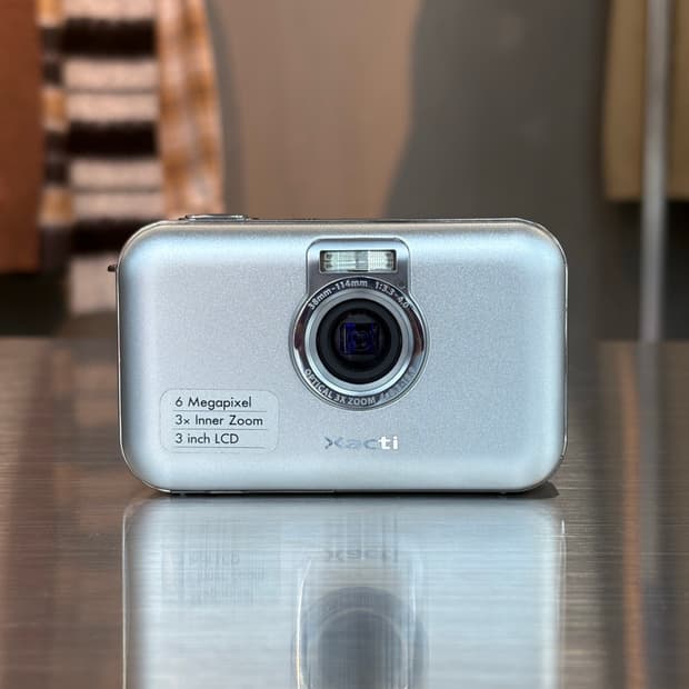 산요 작티 dsc-e6 실버 빈티지디카